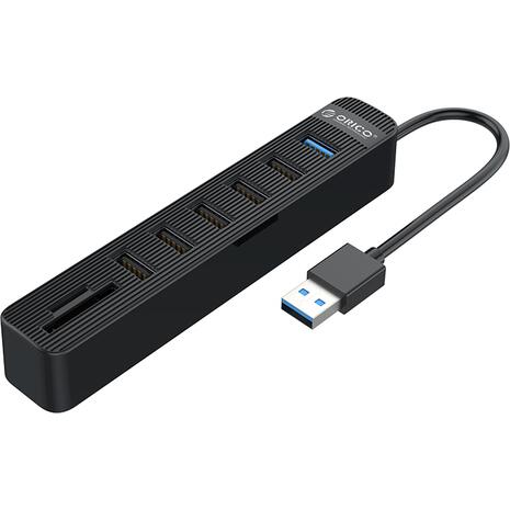 USB Hub ORICO TWU32-6AST SD/micro SD 6 ports μαύρο. Προϊόντα τεχνολογίας από το Oikonomou-shop